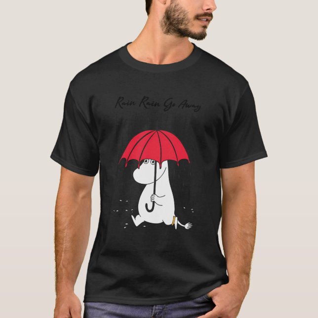 Camiseta A Chuva Das Moomins Vai Embora (Frente)