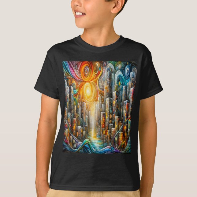 Camiseta A Cidade à Noite (Frente)