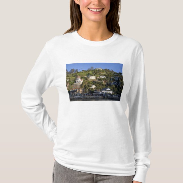 Camiseta A cidade de Avalon, na ilha Catalina, (Frente)