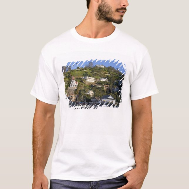 Camiseta A cidade de Avalon, na ilha Catalina, (Frente)
