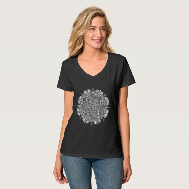 Camiseta "A Cidade dos Sonhos" (invertido) (Frente Completa)