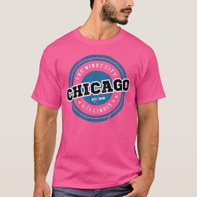 Camiseta A cidade ventosa amigo Chicago (Frente)