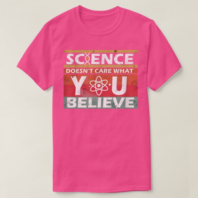 Camiseta A ciência de adolescentes com problemas retrorais  (Frente do Design)