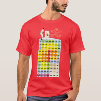 Camiseta A ciência de bater no beisebol retrô