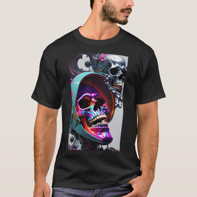 Camiseta A ciência do riso aqui (Frente)