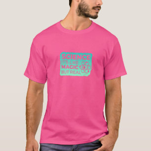 Camiseta A Ciência É Como A Magia, Mas A Verdadeira Vintage