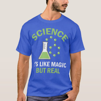 Camiseta A Ciência É Como Magia Mas Física Real