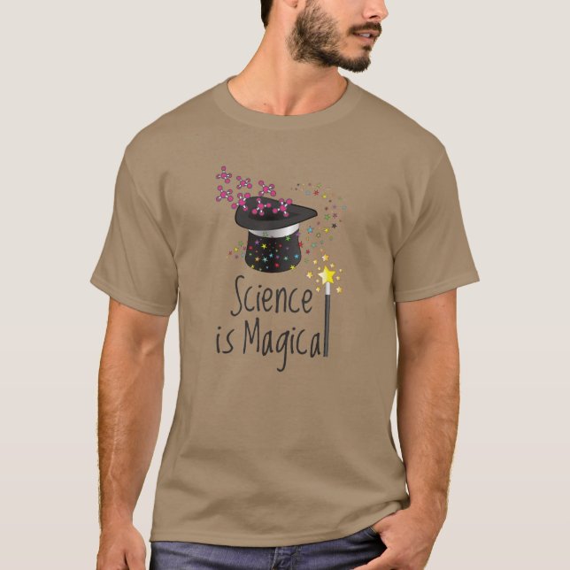 Camiseta A ciência é mágica (Frente)