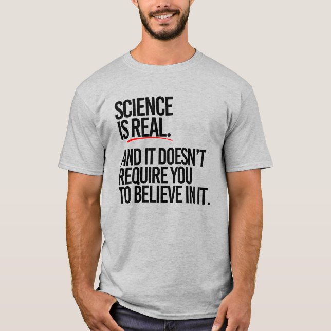 CAMISETA A CIÊNCIA É REAL (Frente)