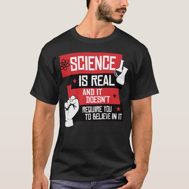 CAMISETA A CIÊNCIA É REAL (Frente)