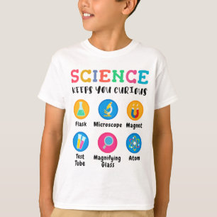 Camiseta A ciência mantém você curioso