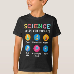 Camiseta A ciência mantém você curioso