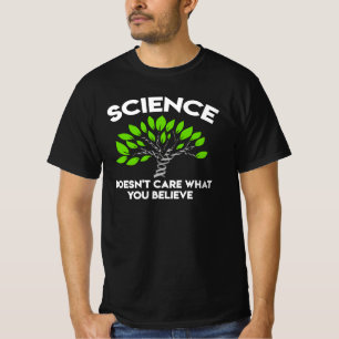 Camiseta A Ciência Não Se Importa Com o Que Você Acredita