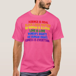 Camiseta A Ciência orgulho gay é vida negra real que import