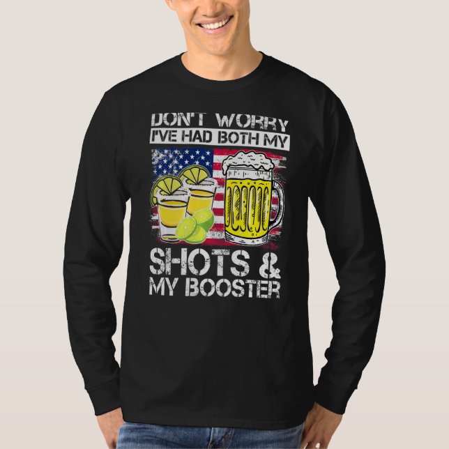Camiseta A citação da vacina não se preocupe, eu tive meus  (Frente)