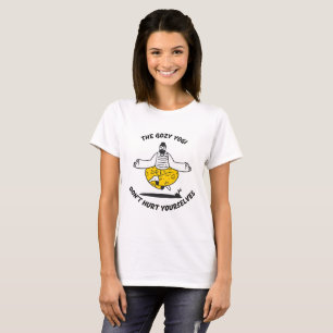 Camiseta A Citação Divertida de Zen Gozy Yogi para Rebeldes