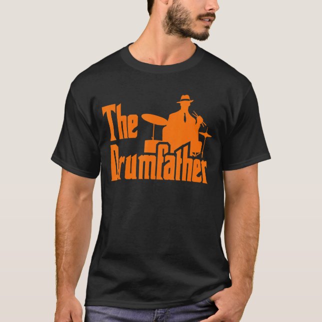 Camiseta A Citação Do Drumdad Para O Drummer (Frente)