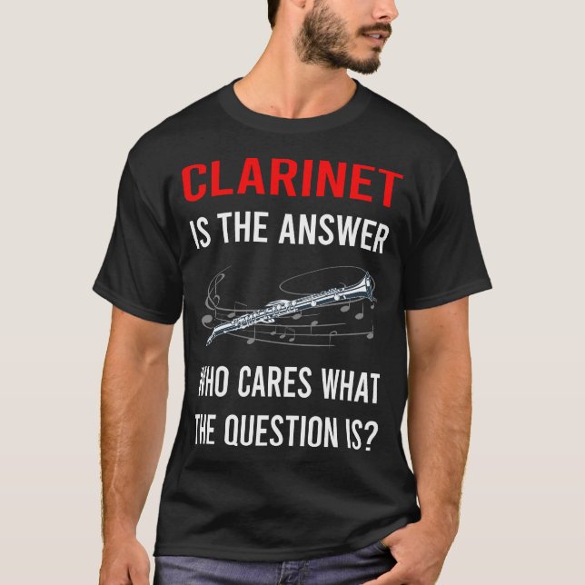 Camiseta A Clarinete da Resposta (Frente)