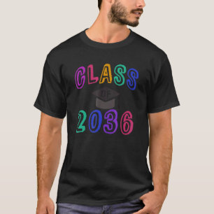 Camiseta A Classe Do Ano De 2036 Do Futuro Formando Que Cre