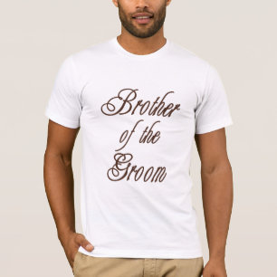 Camiseta A classe do irmão do Groom Browns