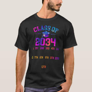 Camiseta A Classe Do Jardim De Infância De 2034 Cresce Com 