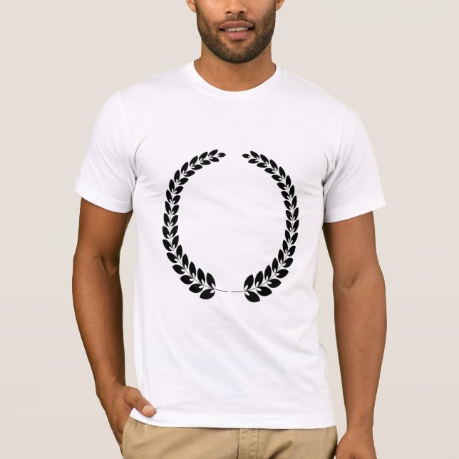Camiseta A Clássica Vitória De Laurel Wreath E A Conquista. (Frente)