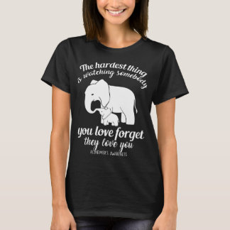 Camiseta a coisa a mais dura está olhando algo que você ama