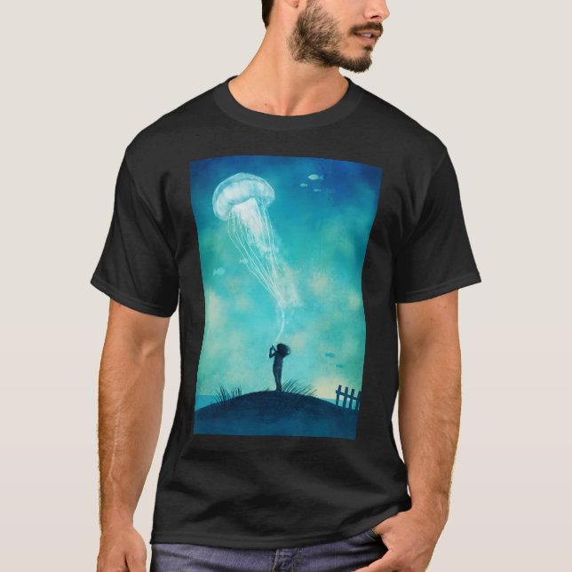 Camiseta A Coisa Sobre as Águas-Vivas (Frente)