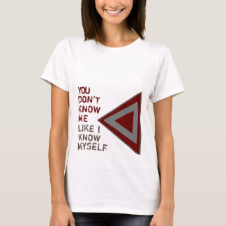 Camiseta A coleção de corações azuis que você não me conhec