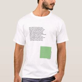 Camiseta A coleção dos poetas inoperantes: Soneto 18 de #1