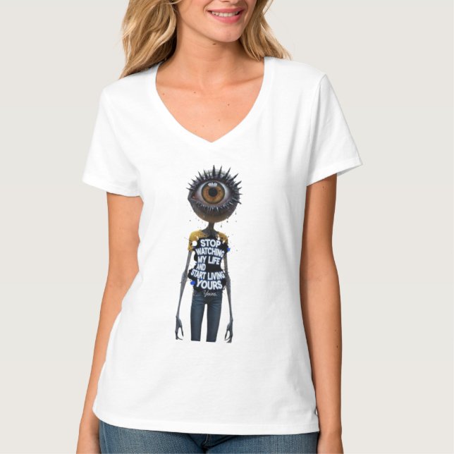 Camiseta A Coleção Olho e Palavra (Frente)