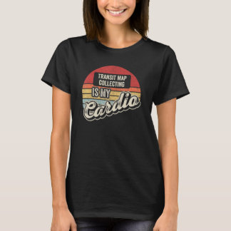 Camiseta A Coleta De Mapa De Trânsito É O Meu Retro De Vint
