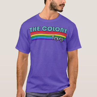 Camiseta A Colônia Texas Orgulha A Colônia LGBT Dotada LGBT