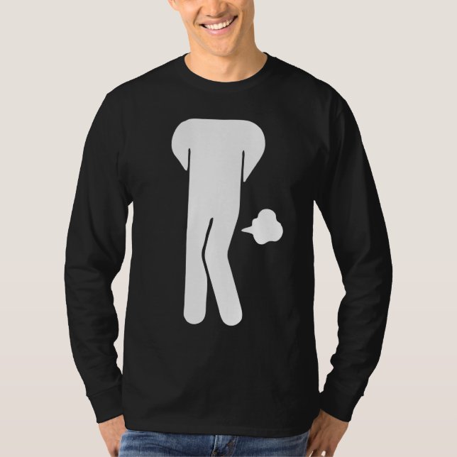 Camiseta A COMIDA THAI PODE SER ESPIONOSA ⚠ Sinal Engraçado (Frente)
