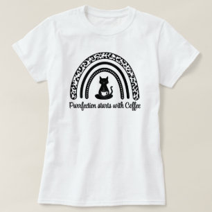 Camiseta A compra começa com Café
