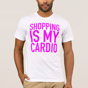 Camiseta A compra é meu cardio-