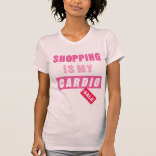 Camiseta A compra é meu cardio-