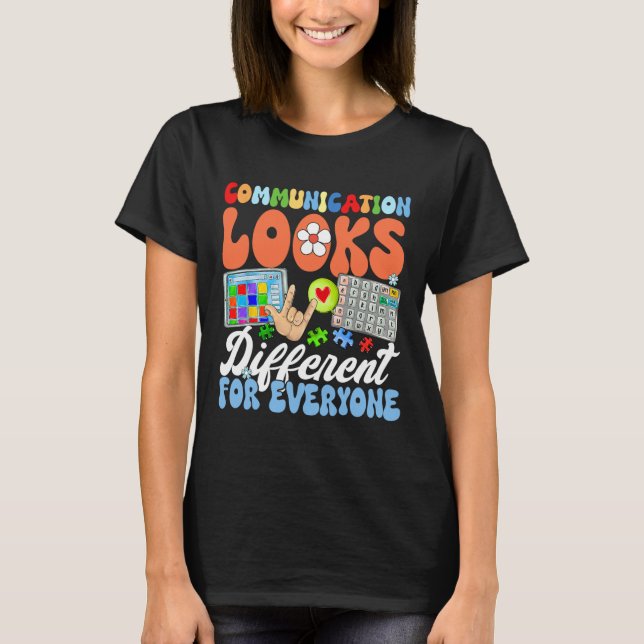 Camiseta A Comunicação Groovy é Diferente Para Todos  (Frente)
