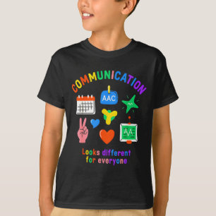 Camiseta A comunicação parece diferente para todos asd