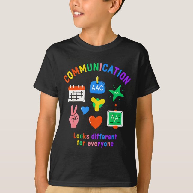Camiseta A comunicação parece diferente para todos asd (Frente)