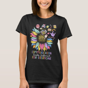 Camiseta A comunicação Parece Diferente Para Todos Os Fluxo
