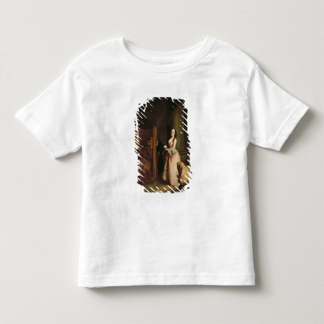 Camiseta A confissão, c.1755 (óleo em canvas) (Frente)
