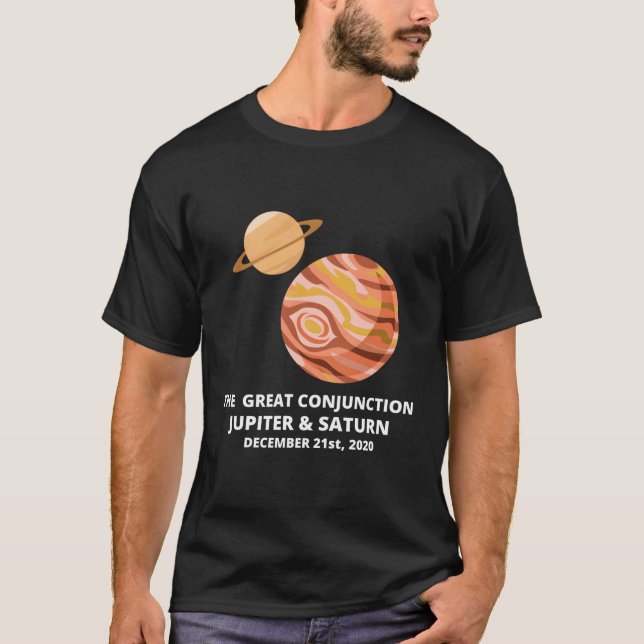 Camiseta A Conjunção De Excelentes 2020 Júpiter E O Plano S (Frente)