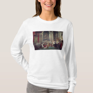 Camiseta A consagração e o Josephine de Napoleon