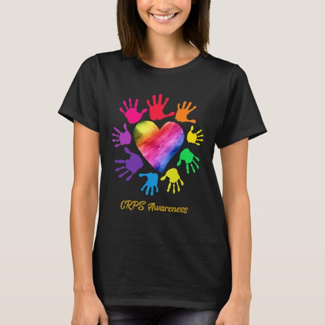 Camiseta A consciência CRPS oferece oferta CRPS (Frente)