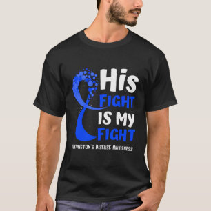 Camiseta A Consciência Da Doença De Huntington Família Azul