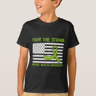 Camiseta A Consciência Da Saúde Mental Combater O Stigma Me