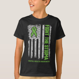 Camiseta A Consciência Da Saúde Mental Combater O Stigma Me