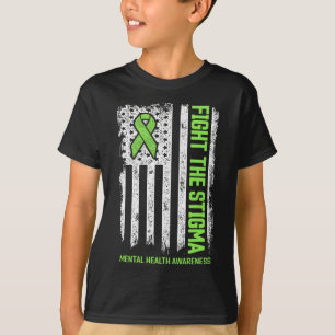 Camiseta A Consciência Da Saúde Mental Combater O Stigma Me