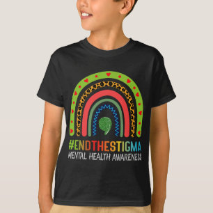 Camiseta A Consciência da Saúde Mental do Estigma